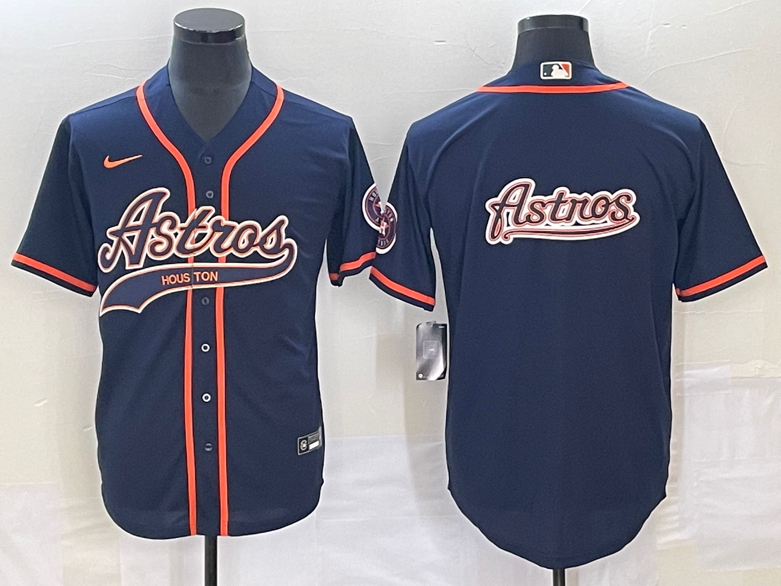 Men's Houston Astros Navy Team Jersey Joint Edition